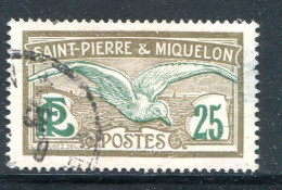 SAINT PIERRE ET MIQUELON- Y&T N°110- Oblitéré - Used Stamps
