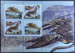 Liechtenstein - Postfris / MNH - Sheet Europa, Endangered Animals 2021 - Unused Stamps