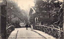 FRANCE - 94 - VINCENNES - Restaurant De La Porte Jaune - E M - Carte Postale Ancienne - Vincennes