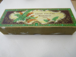 Boite Carton Savon Fougère./ ROGER -GALLET , Paris  France /vers 1960-1970  PARF255 - Boxes