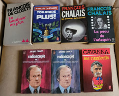 LOT De 7 LIVRES De POCHE JOURNALISTES FRANÇAIS - Lots De Plusieurs Livres