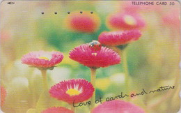 Télécarte JAPON / 110-011 - ANIMAL - COCCINELLE ** Love Of Earth ** - LADYBIRD JAPAN Phonecard - MARIENKÄFER - 59 - Mariquitas