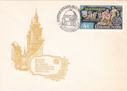 SZEKESFEHERVAR HUNGARY- BULGARIA PHILATELIC EXHIBITION, SPECIAL COVER, 1987, HUNGARY - Lettres & Documents