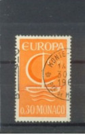 MONACO - 1966, EUROPA STAMP, # 698, USED. - Gebruikt