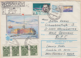Russia Vinnica Registered  Cover Ca 17.10.1979 (LL185) - Scientific Stations & Arctic Drifting Stations