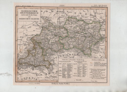 Erzherzogthum Oesterreich Unter Und Ob Der Enns Und Herzogthum Salzburg Gotha Bei Justus Perthes - Geographical Maps