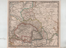 Polen Galizien Ungarn Kroatien Siebenburgen Moldau Walachey Gotha Bei Justus Perthes 1809 - Geographical Maps