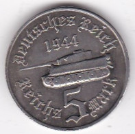 Médaille Argentée, 5 Reichsmark 1944 Hitler - Tank Char Panze - Other & Unclassified
