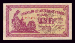 España Spain 1 Peseta ND 1936 Pick S604 Sc- AUnc - 1-2 Pesetas