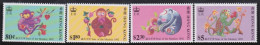 Hong Kong     .    SG    .    686/689     .    **   .    MNH - Unused Stamps