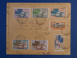 C NOUVELLE CALEDONIE BELLE LETTRE RARE 1934 PETIT BUREAU HOUAILOU 1ER VOL  NOUMEA PARIS FRANCE+ PA N°3.. N°24++ - Briefe U. Dokumente