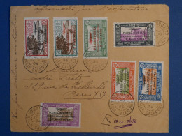 C NOUVELLE CALEDONIE BELLE LETTRE RARE 1934  PETIT BUREAU HOUAILOU 1ER VOL  NOUMEA PARIS FRANCE+ PA N°9...++ - Briefe U. Dokumente