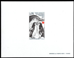 F.S.A.T.(1979) Rockhopper Penguins. Deluxe Sheet. Scott No 82, Yvert No 81. - Ongetande, Proeven & Plaatfouten