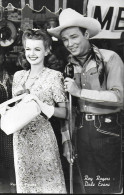 Cinéma. Photo Vintage De Roy Rogers - Dale Evans - Autres & Non Classés