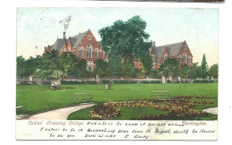 Postcard Durham Darlington Ladies Training College  Darlington 1 Squared Circle  Square  1902 - Darlington