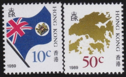 Hong Kong   .  SG  .   553/554     .    **   .   MNH - Ongebruikt