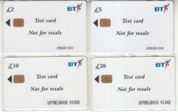 Test Card BT Complete Set - BT Dienst Und Test