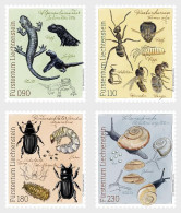 Liechtenstein 2023 Samina Valley Fauna Set Of 4 Stamps Mint - Neufs