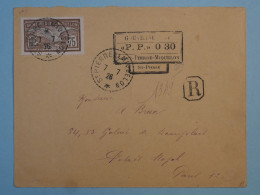 BT11 ST PIERRE & MIQUELON BELLE LETTRE GOUVERNEMENT 1926  ST PIERRE AU PALAIS ROYAL FRANCE  +N°90  +AFFRANCH. PLAISANT + - Brieven En Documenten