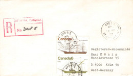 CANADA - REGISTERED MAIL BELLEVILLE, ONT 1978 / ZB154 - Cartas & Documentos