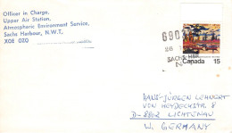 CANADA - COVER SACHS HARBOUR, NWT 1974 > GERMANY / ZB155 - Lettres & Documents