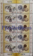 3708- VATICANO - VATICAN CITY 2007 MUSEO FILATELICO NUMISMATICO VATICANO FULL SHEET 10 STAMPS C/ANNULLO 1° GIORNO USED - Used Stamps