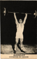 PC RIGOULOT WORLD CHAMPION WEIGHT LIFTING SPORTS (a37124) - Haltérophilie