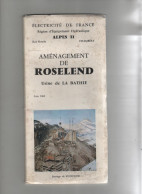 Aménagement Roselend Usine De La Bathie 1961 - Opere Pubbliche