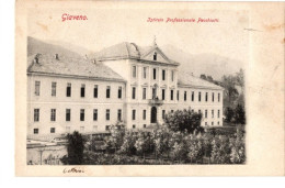 C . POSTALE - CARTOLINA -  GIAVENO - ISTITUTO PROFESSIONALE PACCHIOTTI -   VIAGGIATA 1902  - FORMATO PICCOLO - Educazione, Scuole E Università