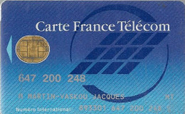 1-CARTE FRANCE TELECOM-PUCE H-INTERNATIONALE- BE - Pastel