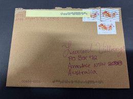 (2 R 27) 3 Letters Posted From USA To Australia - 3 Cover (posted During COVID-19) 18 X 13 Cm - Lettres & Documents