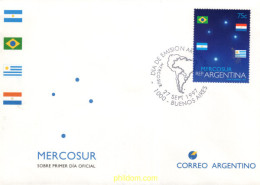 703942 MNH ARGENTINA 1997 MERCOSUR - Nuovi