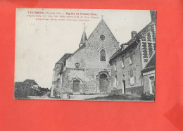 80 LUCHEUX Cpa Eglise Et Presbytere Edit Jacquiot - Lucheux