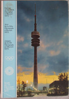 GERMANY DEUTSCHLAND MUNICH MÜNCHEN OLYMPIC GAMES 1972 TOWER CARD POSTKARTE POSTCARD ANSICHTSKARTE CARTE POSTALE PC CP AK - Langen
