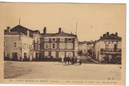 LANDES 40. SAINT SEVER RUE LAFAYETTE ET PLACE DU CAP DU POUY - Saint Sever