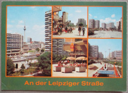 GERMANY DEUTSCHLAND BERLIN DDR LEIPZIG STRASSE MULTI VIEW POSTKARTE POSTCARD ANSICHTSKARTE CARTE POSTALE CARD PC AK CP - Langen
