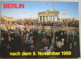 GERMANY DEUTSCHLAND BERLIN DDR WALL DOWN CARTOLINA POSTKARTE POSTCARD ANSICHTSKARTE CARTE POSTALE CARD PC AK CP - Langen
