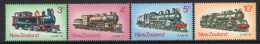 New Zealand 1973 Steam Locomotives Set HM (SG 1003-1006) - Unused Stamps