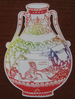 China 2010 Tiger Vase Alien Commemorative Sheet Without Postage - Sonstige & Ohne Zuordnung