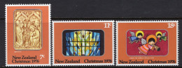 New Zealand 1976 Christmas Set HM (SG 1129-1131) - Unused Stamps