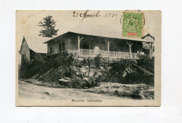 !!! MAYOTTE, CACHET DE DZAOUZI DE 1910 SUR CPA POUR LE DOUBS - Briefe U. Dokumente