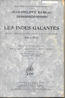 Partition Jean-Philippe Rameau: Les Indes Galantes, Ballet Héroïque En Trois Entrées Et Un Prologue - P-R