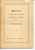 Livret, Partition Motets Jean-Sébastien Bach: Jesu Meine Freude (Jesus Que Ma Joie Demeure) - A-C