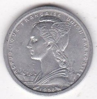 Madagascar Union Française , 1 Franc 1958 Chouette , En Aluminium , Lec# 99, SUP / XF - Madagaskar