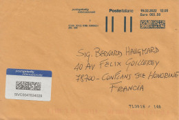 Lettre Avec Oblitération Mécanique De Roma (oblitération Du 19/02/2022) - 2021-...: Marcophilia