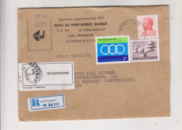 YUGOSLAVIA BEOGRAD  1979 Nice  Registered Cover To Germany - Briefe U. Dokumente