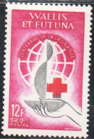 WALLIS AND FUTUNA ISLANDS 1963 RED CROSS CROIX ROUGE CROCE ROSSA 12fr MNH - Unused Stamps