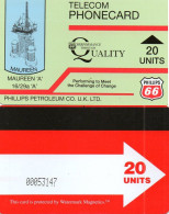 UNITED KINGDOM - AUTELCA - OIL RINGS - PHILLIPS PRETROLEUM - MAUREEN - 20 UNITS - WATERMARK MAGNETICS - Plateformes Pétrolières