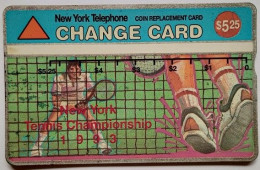 USA NYNEX $5.25 " New York Tennis Championship " - [3] Magnetic Cards