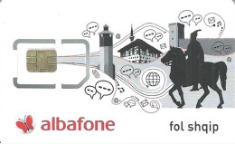 Macedonia SIM Card Albafone For Albanian Mobile Phone Users In Macedonia, Mint - Macédoine Du Nord